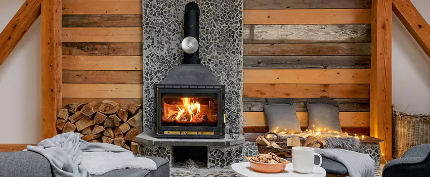 Thelin Hearth Products Direct Vent Gas Stove Fireplace Inspection in Artesia, California